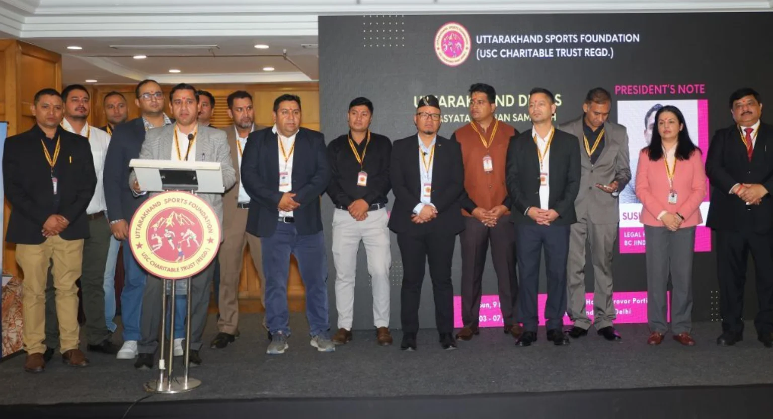 honouring-team-uttarakhand-sports-foundation-sadasyata-grahan-2