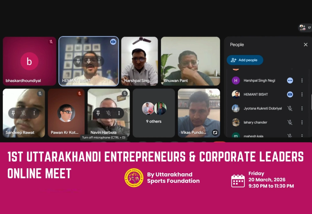 First Uttarakhandi Entrepreneurs & Corporate Leaders Online Meet