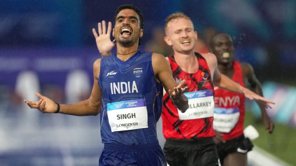 gulveer-singh-wins-silver-medal-mens-10000m, India Commonwealth Games 2026 Day 6 Results