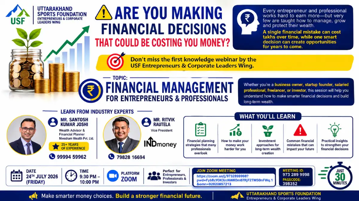 Financial Management webinar for entrepreneurs