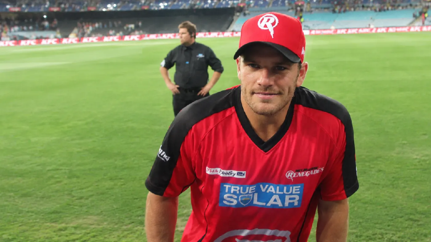 Aaron Finch, holder of the highest individual score in T20 International cricket