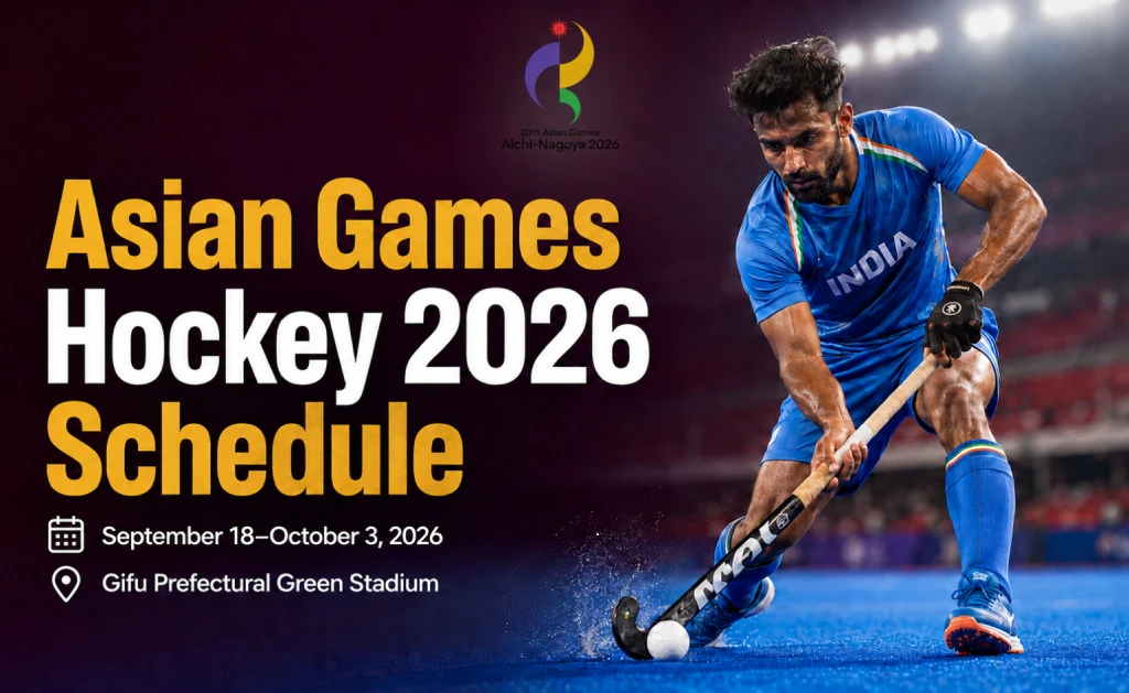 asian games hockey 2026 schedule