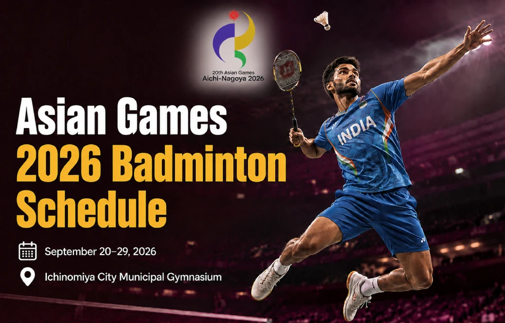 asian games 2026 badminton schedule