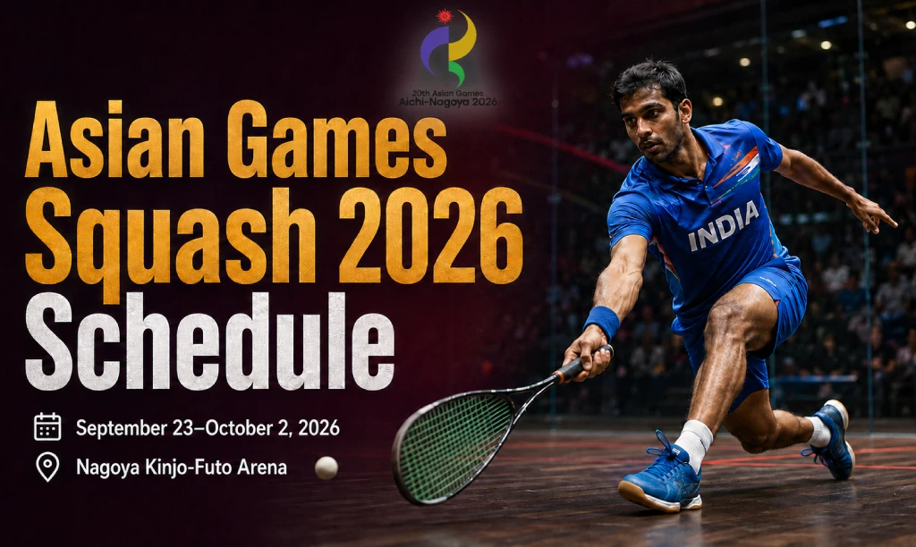 asian games squash 2026 schedule