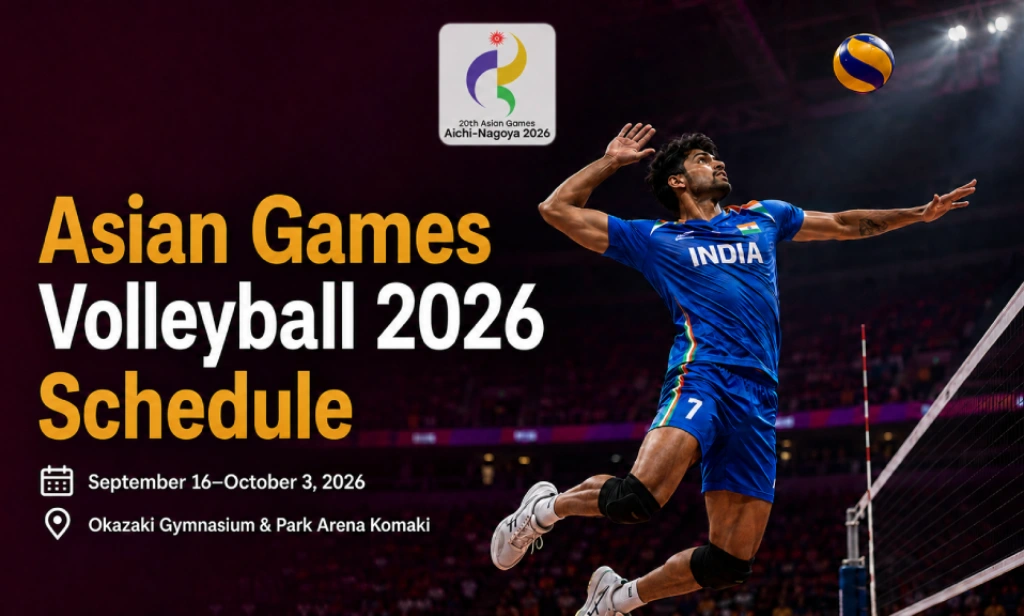 asian games volleyball 2026 schedule