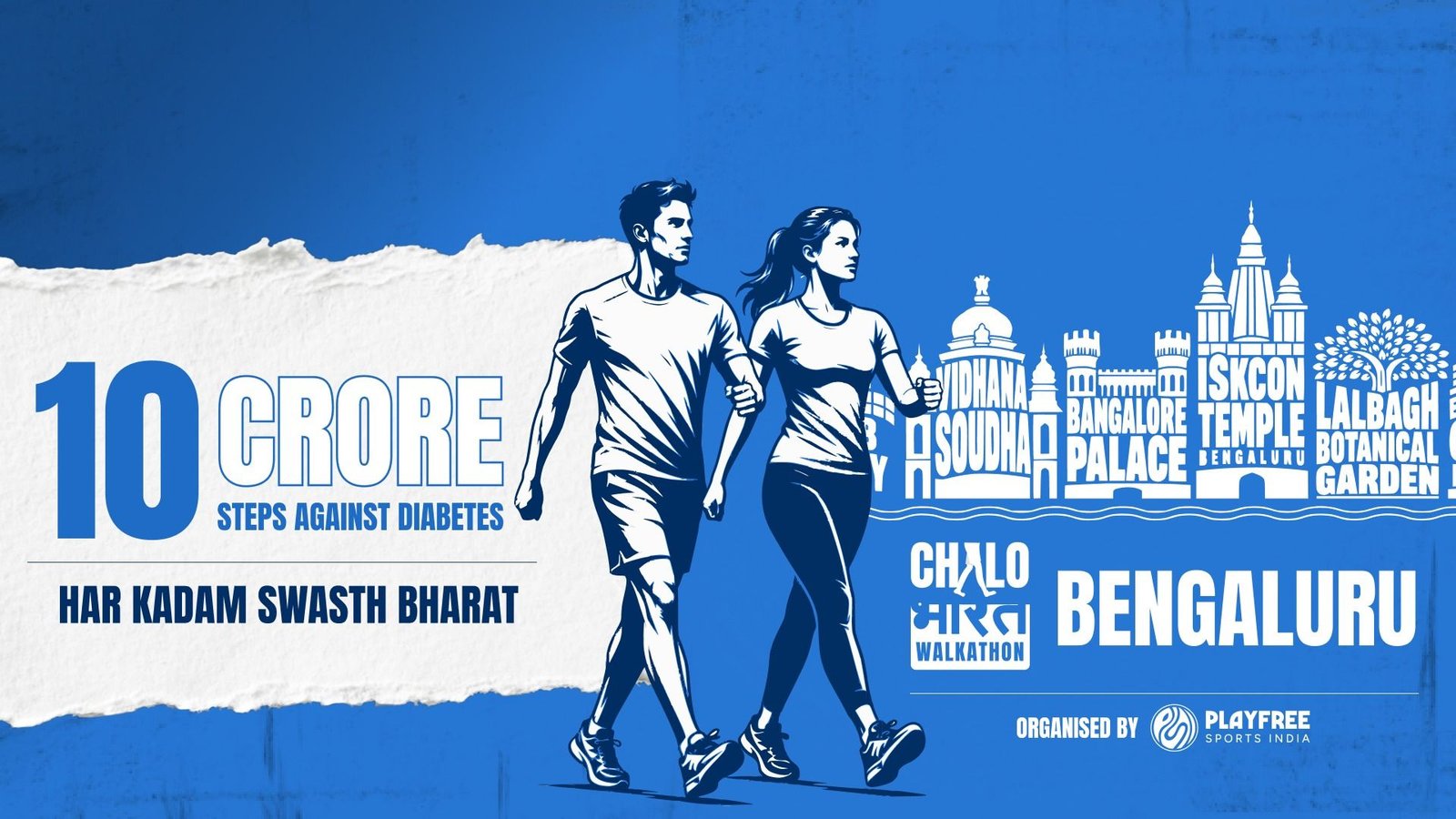 Chalo Bharat Walkathon Bengaluru Edition 2027 - upcoming marathon in Bangalore, March 14