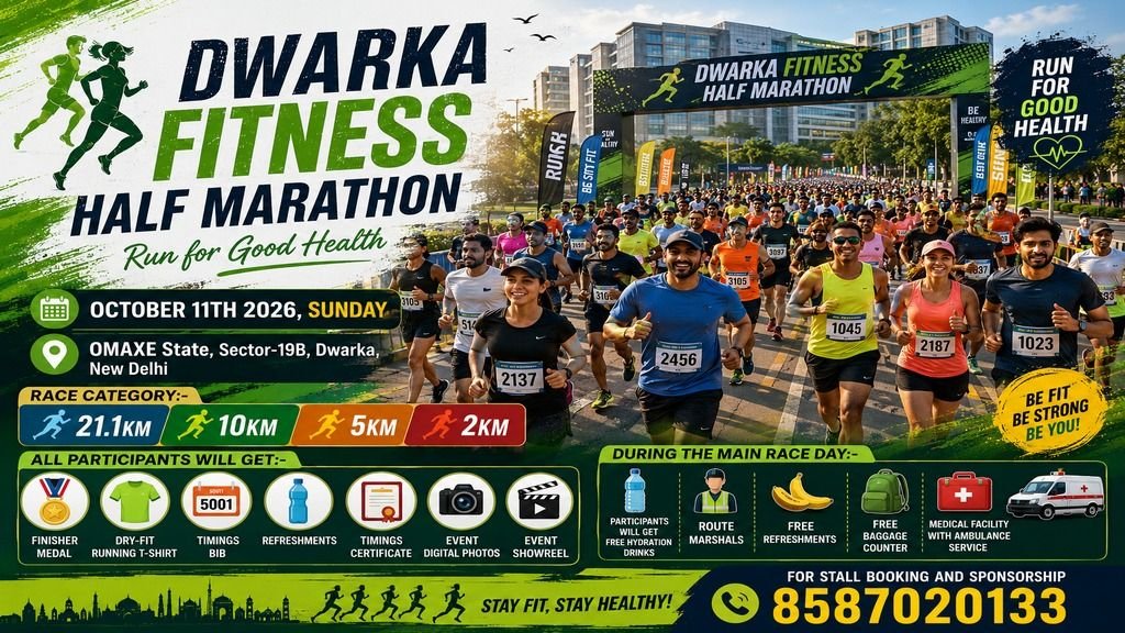 Dwarka Fitness Half Marathon