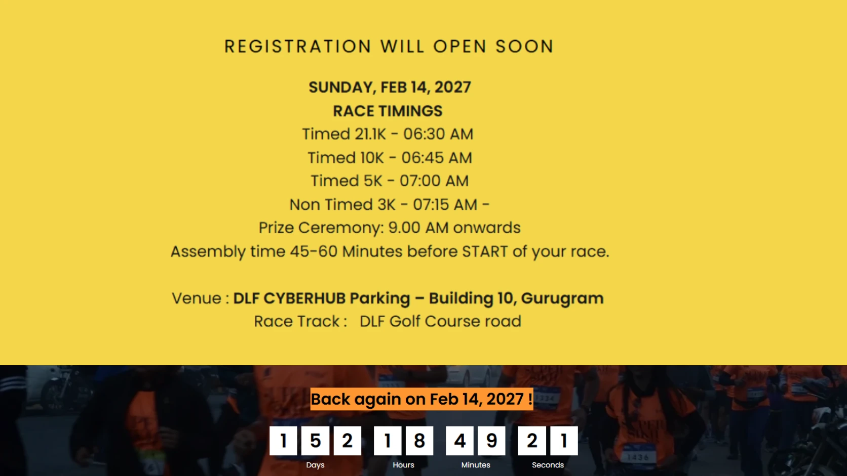 One Race Gurugram (11th Edition)