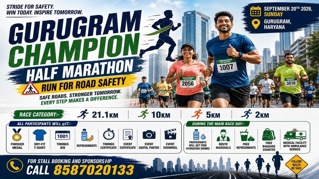 Gurugram Champion Half Marathon