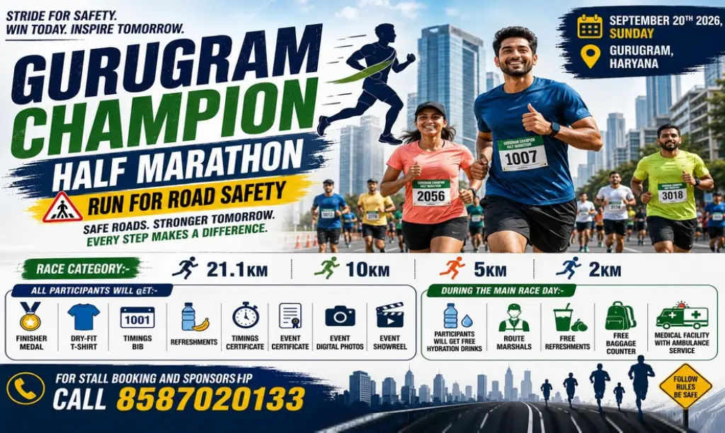 Gurugram Champion Half Marathon