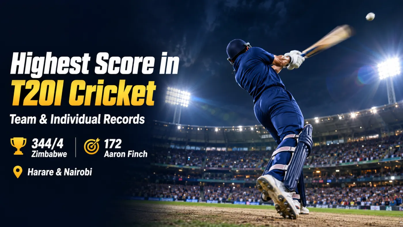 highest score in t20 international