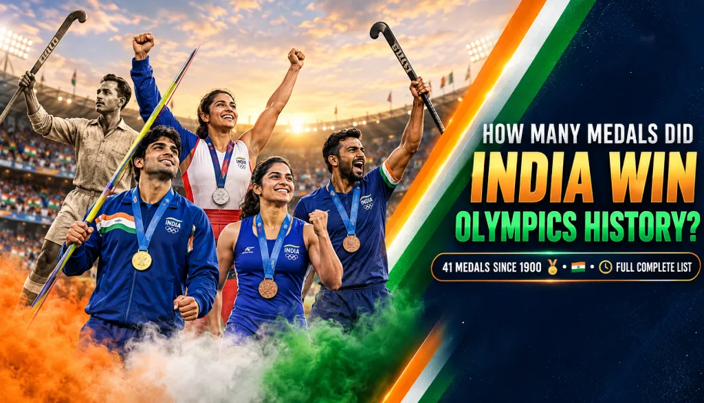 How Many Medals India Won in Olympics History