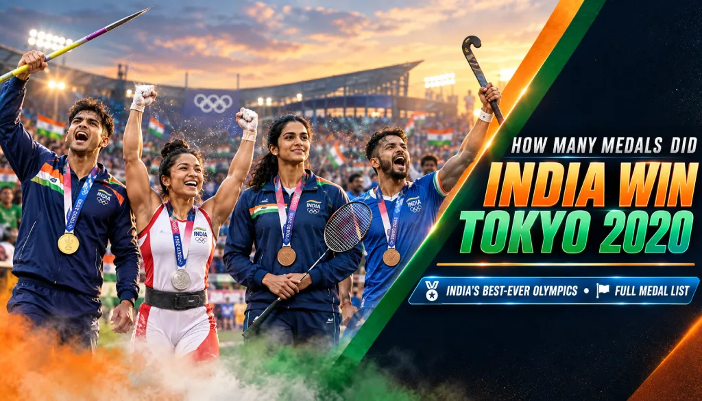 How Many Medals India Won in Tokyo Olympics