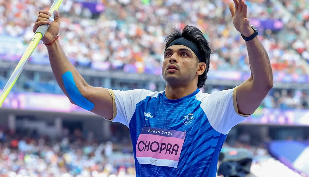 Neeraj Chopra Won Silver in olympic 2024