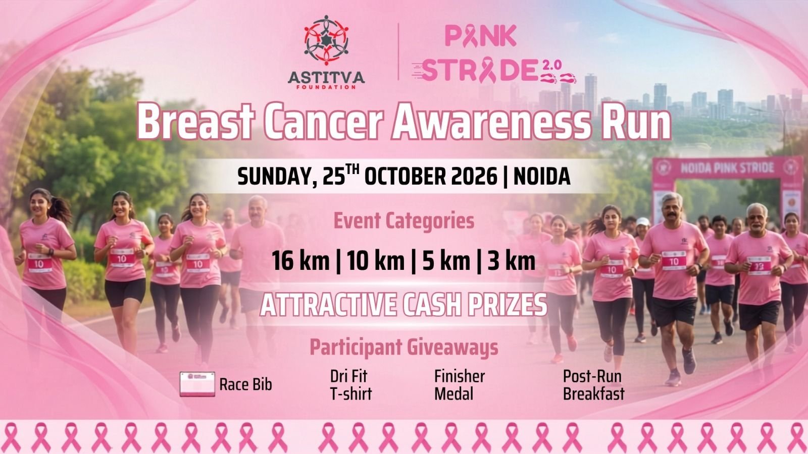 Pinkstride 2.0 - Breast Cancer Awareness Run