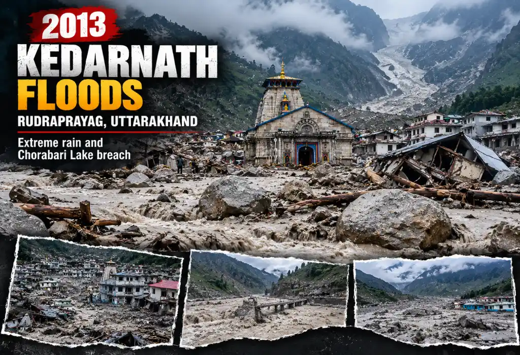 destructive flash floods in Uttarakhand