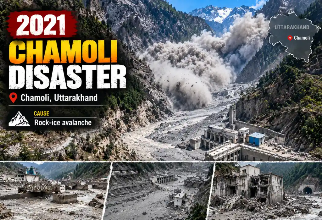 destructive flash floods in Uttarakhand
