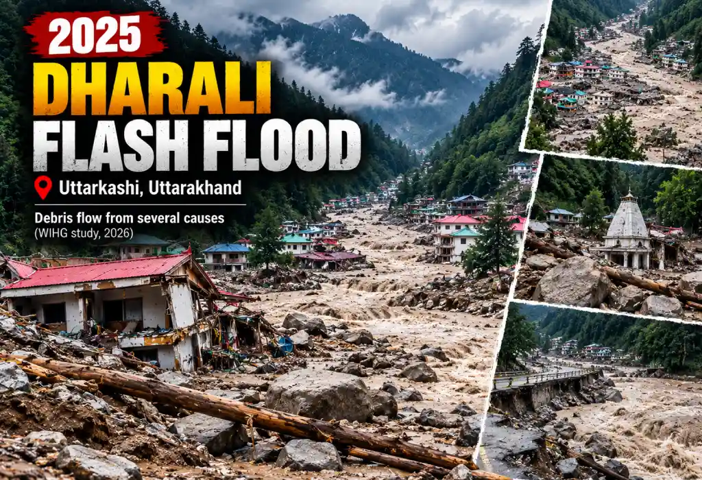 destructive flash floods in Uttarakhand