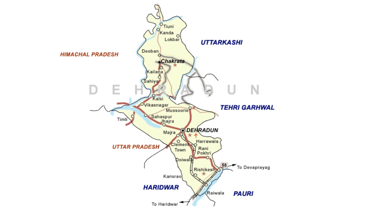  Dehradun Map