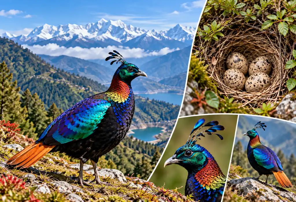 Monal Himalayan Bird
