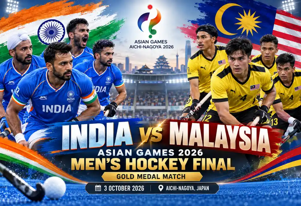 India vs Malaysia Asian Games 2026 Men Hockey Final
