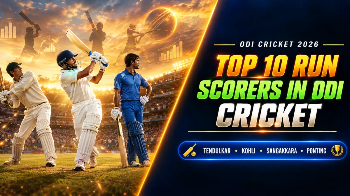 top 10 run scorers in ODI cricket