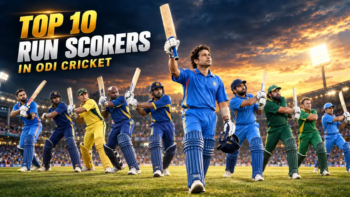Top 10 Run Scorers in ODI Cricket, odi-cricket-batting-legends-run-records