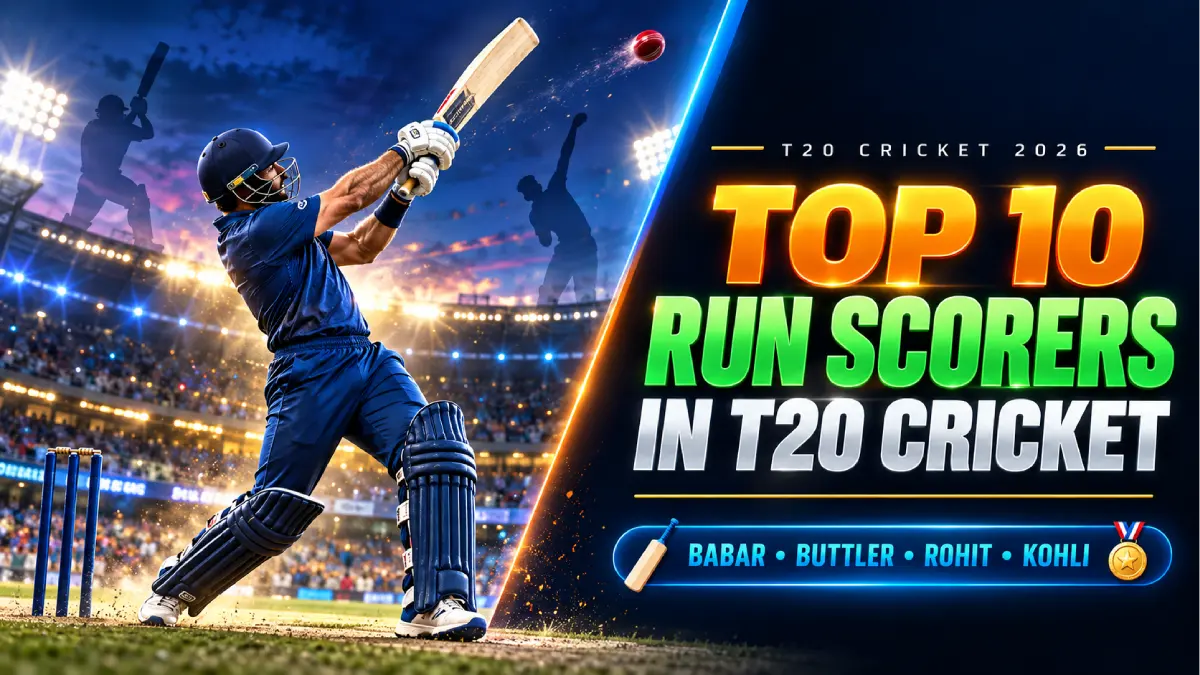 Top 10 Run Scorers in T20 Cricket