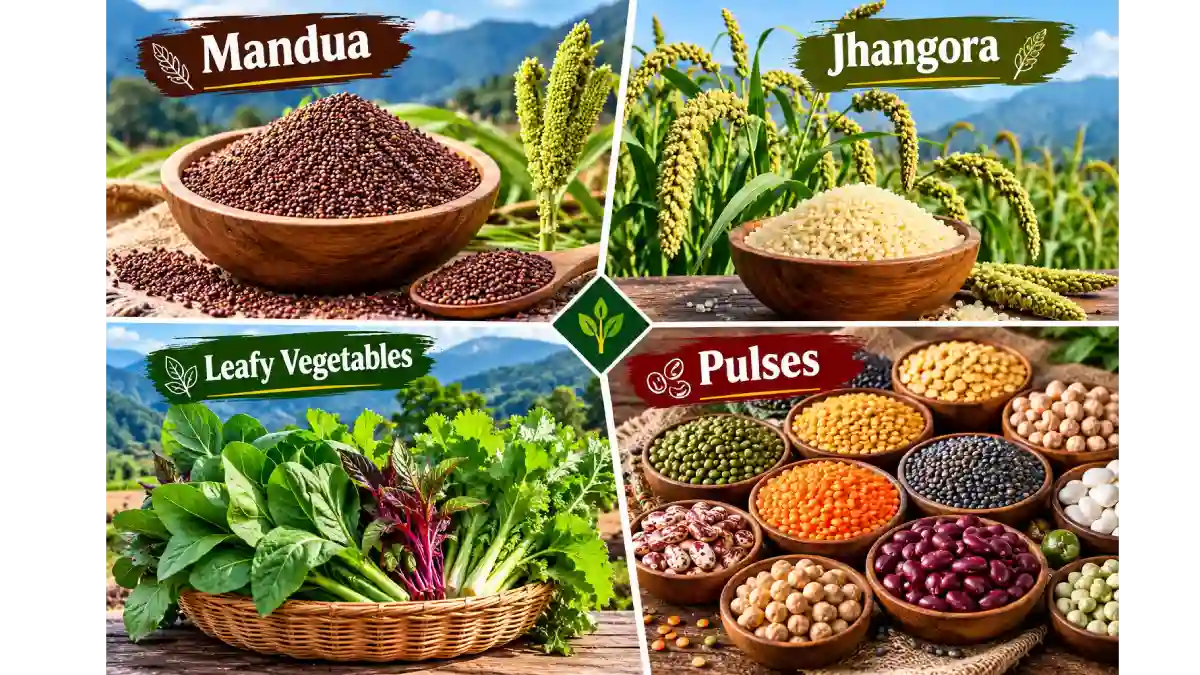 traditional-uttarakhand-foods-mandua-jhangora-greens-pulses