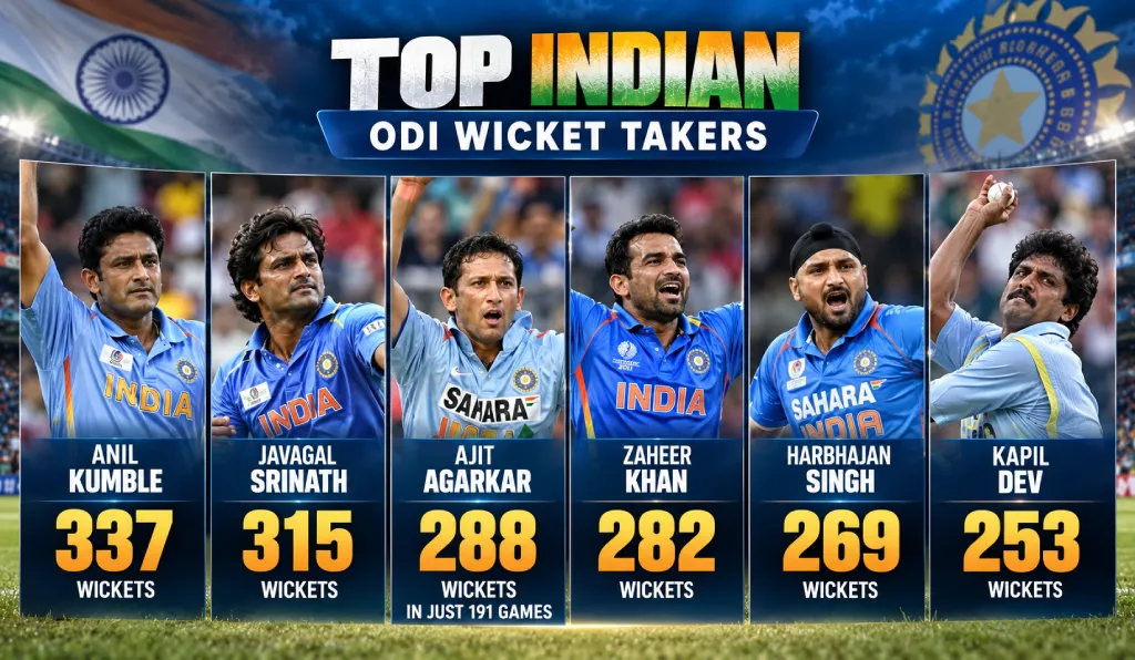 top 10 wicket takers in ODI cricket